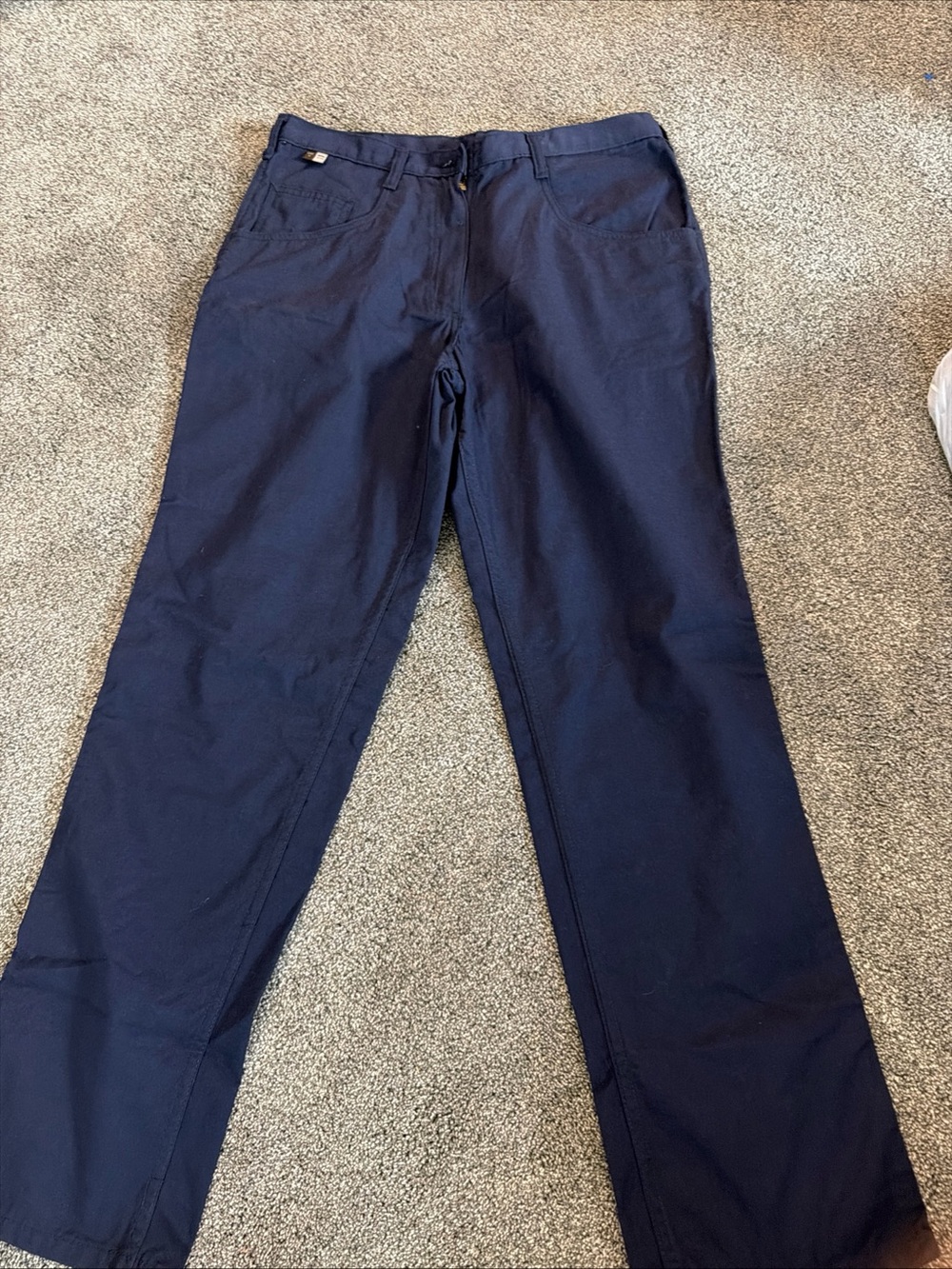 Carhartt Men's Navy Straight-Leg Chinos